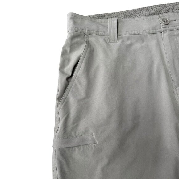 Columbia Global Adventure Shorts Mens 34 Lightweight Stretch Omni Shield Tan - Picture 2 of 6